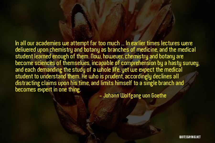 Medical Student Quotes By Johann Wolfgang Von Goethe