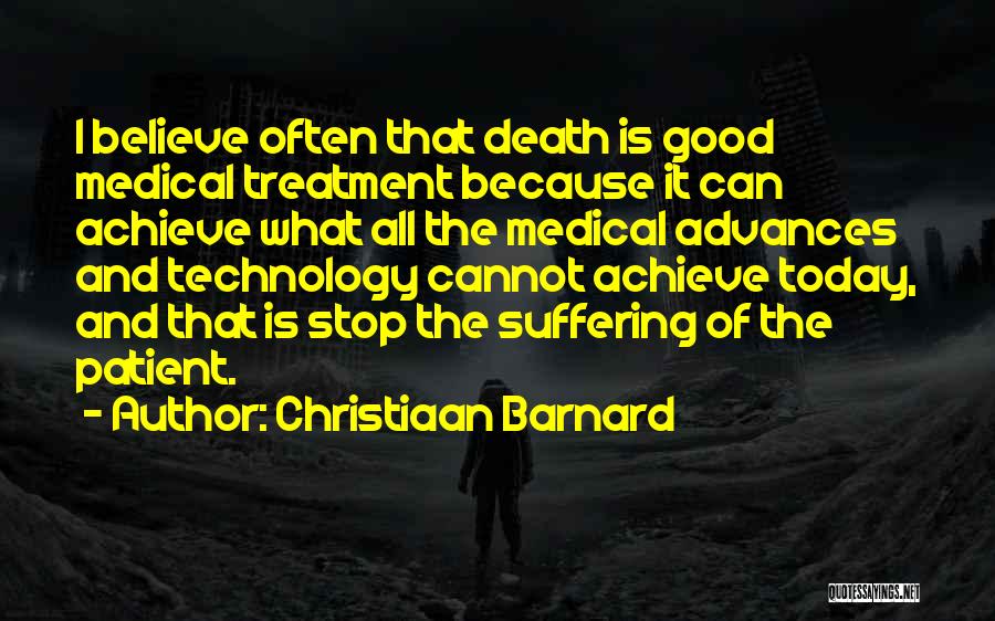 Medical Technology Quotes By Christiaan Barnard