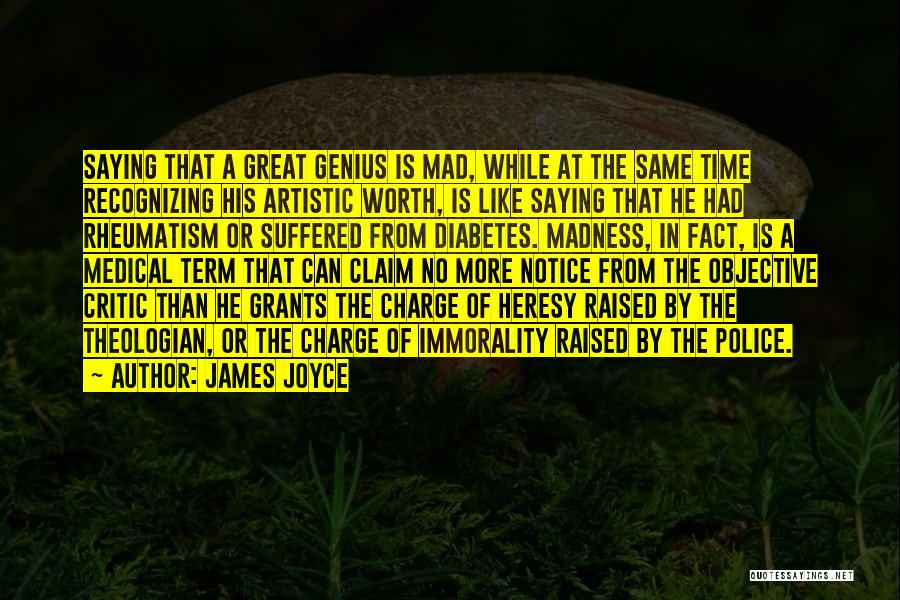 Medical Term Quotes By James Joyce