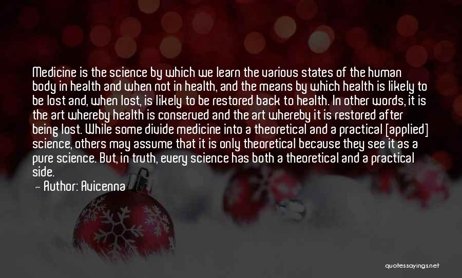 Medicine And Art Quotes By Avicenna