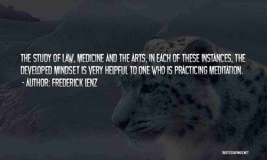 Medicine And Art Quotes By Frederick Lenz