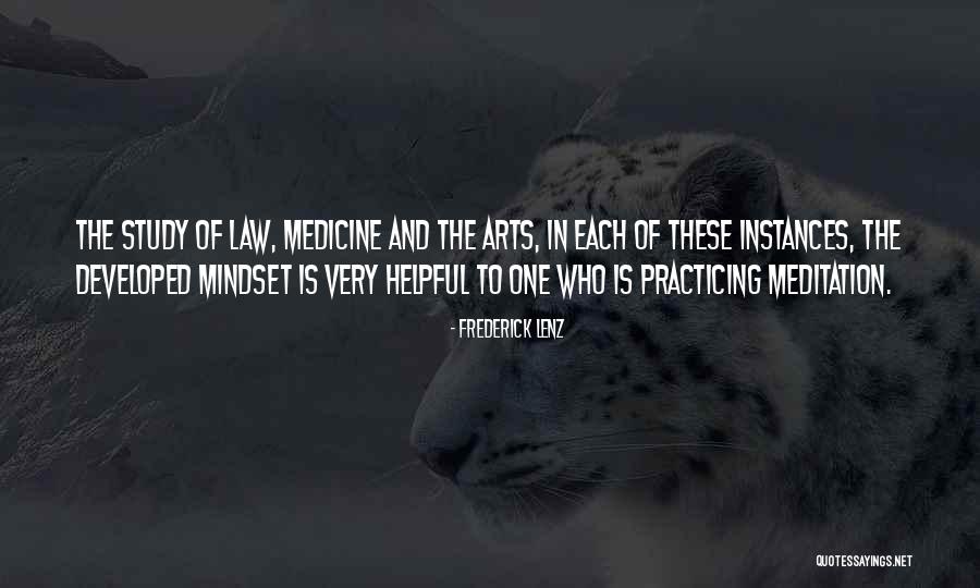 Medicine And Art Quotes By Frederick Lenz