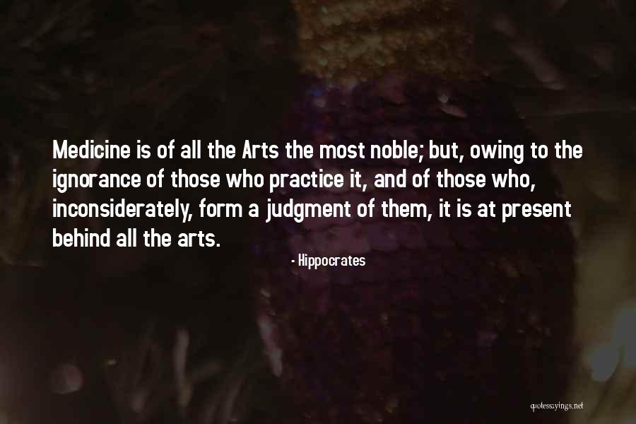 Medicine And Art Quotes By Hippocrates