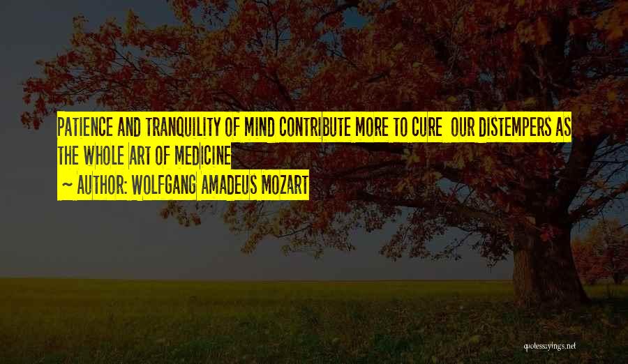 Medicine And Art Quotes By Wolfgang Amadeus Mozart
