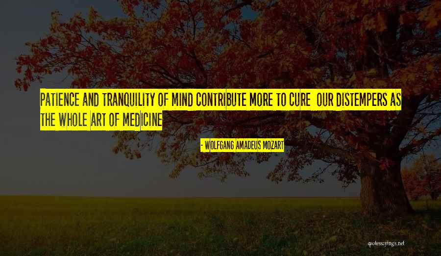 Medicine And Art Quotes By Wolfgang Amadeus Mozart