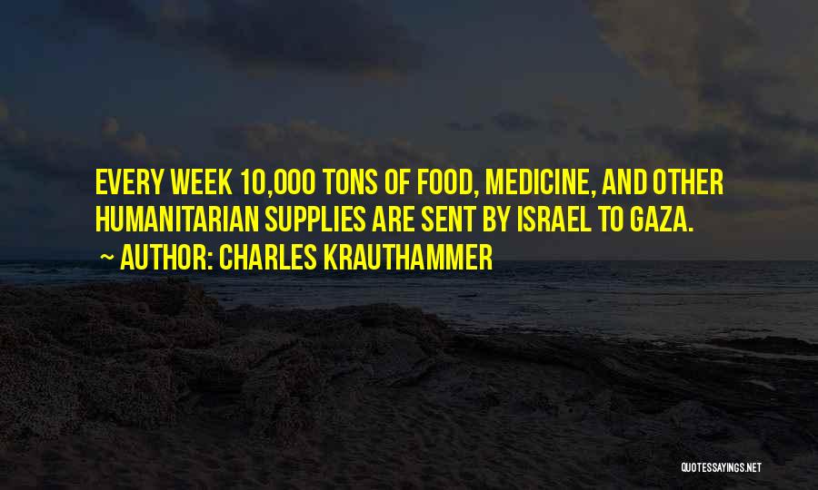 Medicine And Food Quotes By Charles Krauthammer