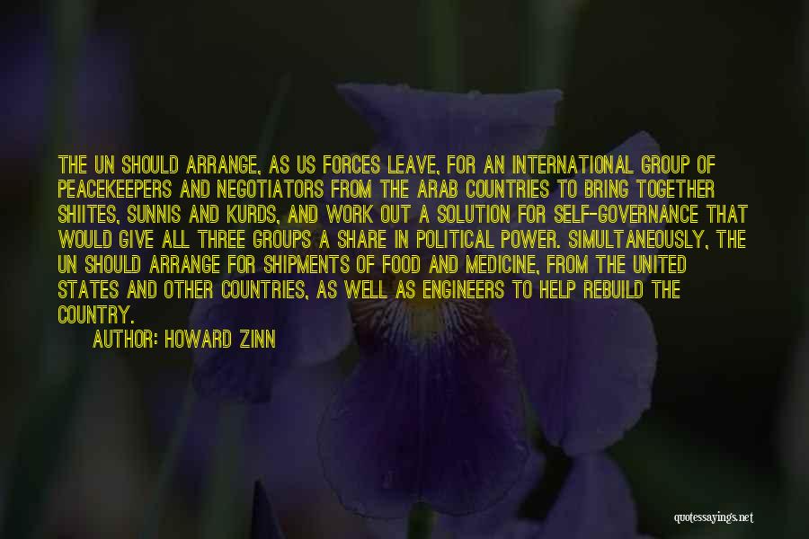 Medicine And Food Quotes By Howard Zinn