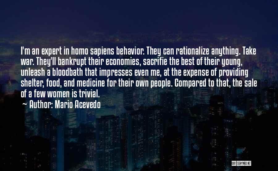 Medicine And Food Quotes By Mario Acevedo