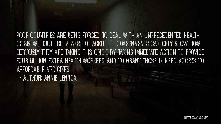 Medicine And Health Quotes By Annie Lennox