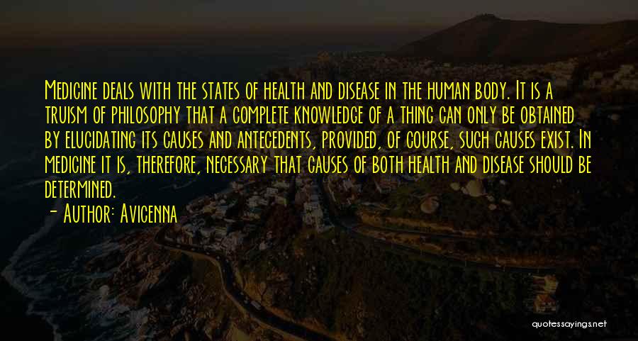 Medicine And Health Quotes By Avicenna