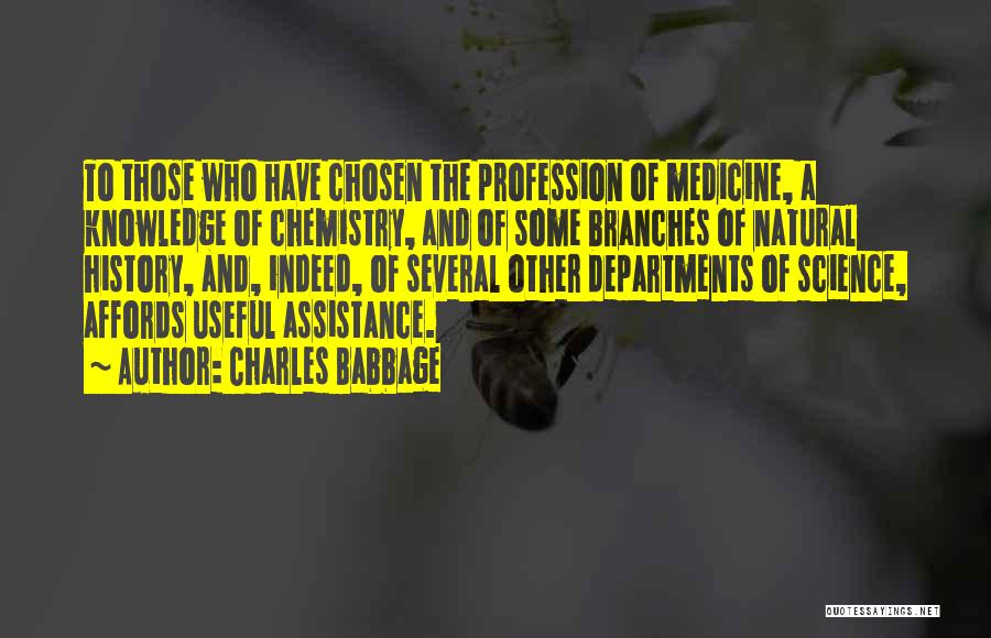 Medicine Profession Quotes By Charles Babbage