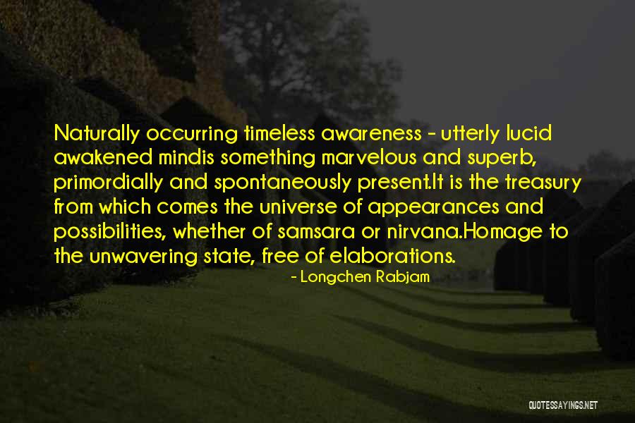Medicine To Calm Quotes By Longchen Rabjam