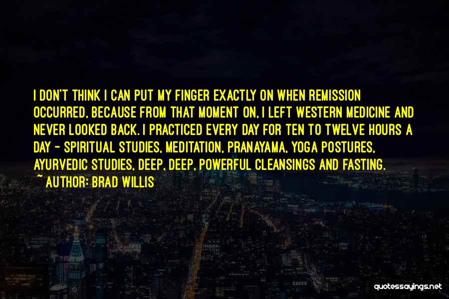Meditation And Yoga Quotes By Brad Willis