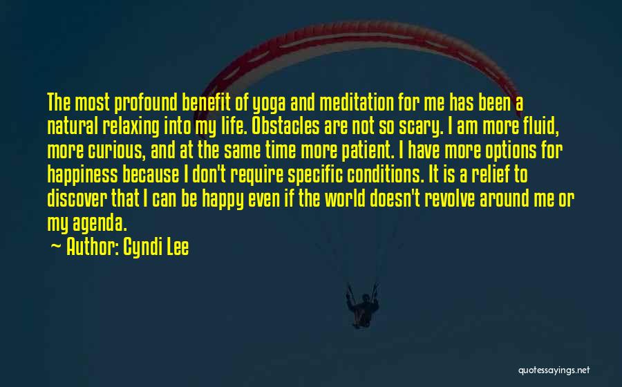 Meditation And Yoga Quotes By Cyndi Lee