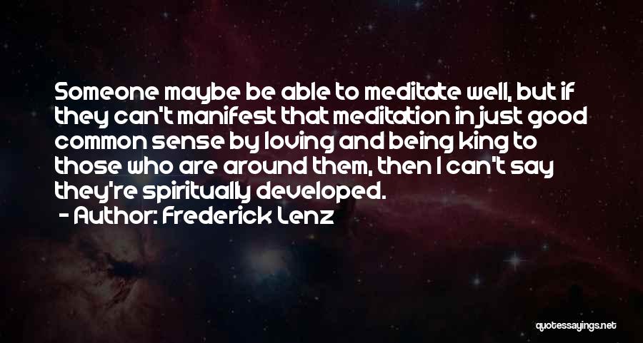 Meditation And Yoga Quotes By Frederick Lenz