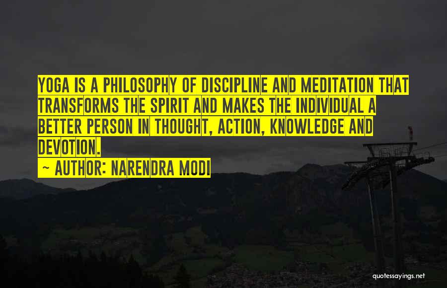 Meditation And Yoga Quotes By Narendra Modi