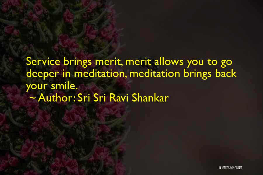 Meditation By Sri Sri Ravi Shankar Quotes By Sri Sri Ravi Shankar