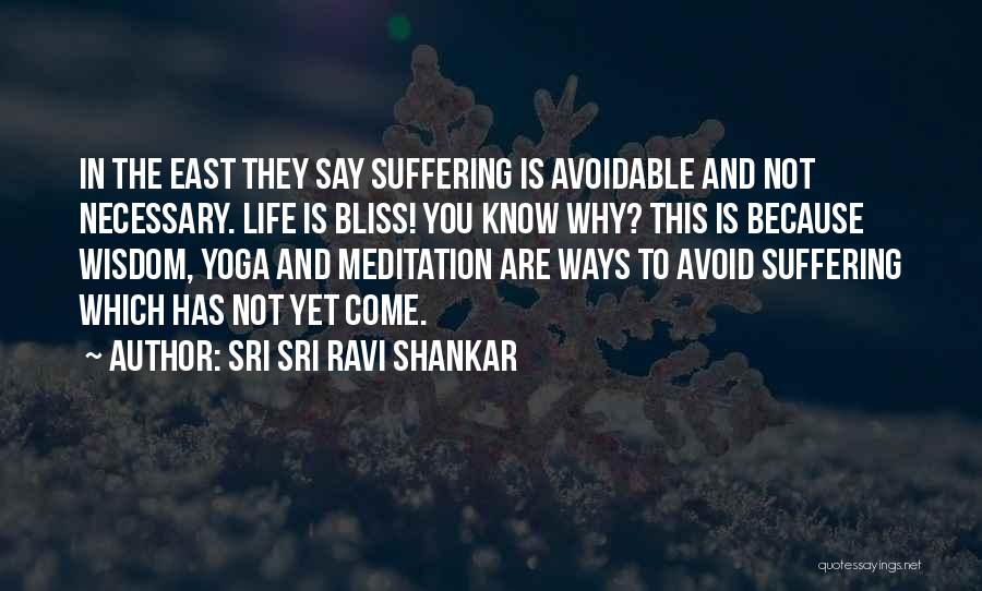 Meditation By Sri Sri Ravi Shankar Quotes By Sri Sri Ravi Shankar