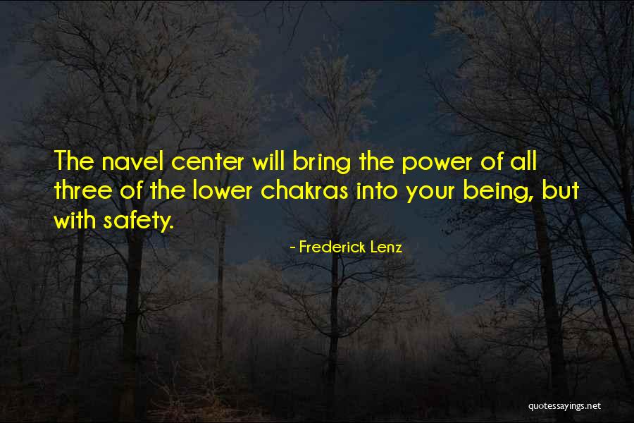 Meditation Chakra Quotes By Frederick Lenz