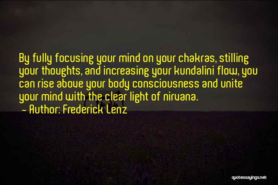 Meditation Chakra Quotes By Frederick Lenz