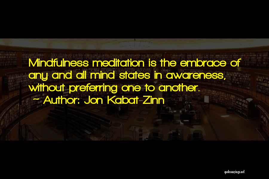 Meditation Mind Quotes By Jon Kabat-Zinn