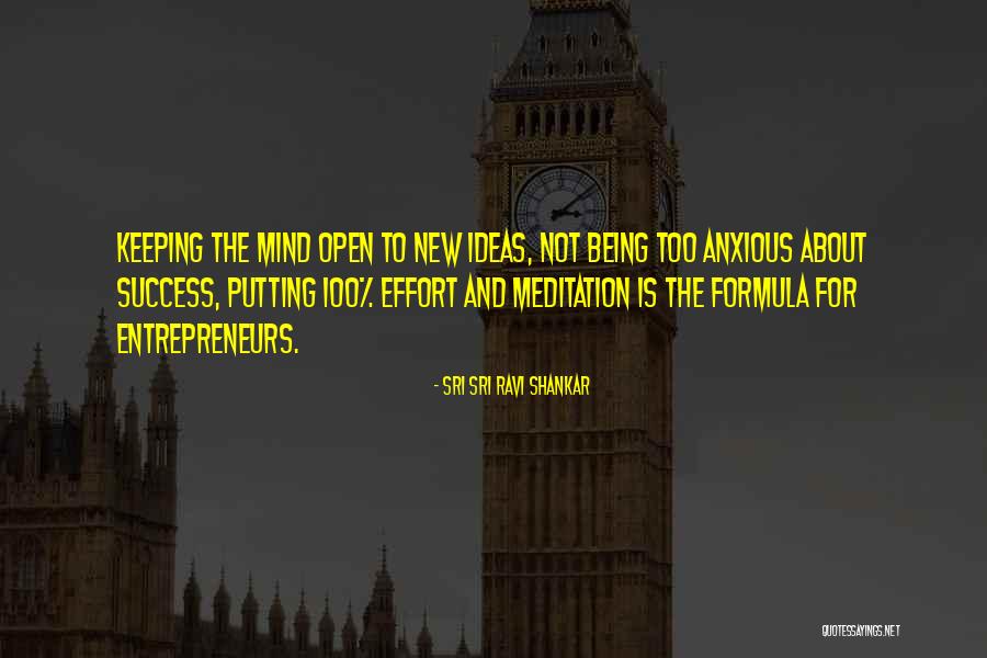 Meditation Mind Quotes By Sri Sri Ravi Shankar