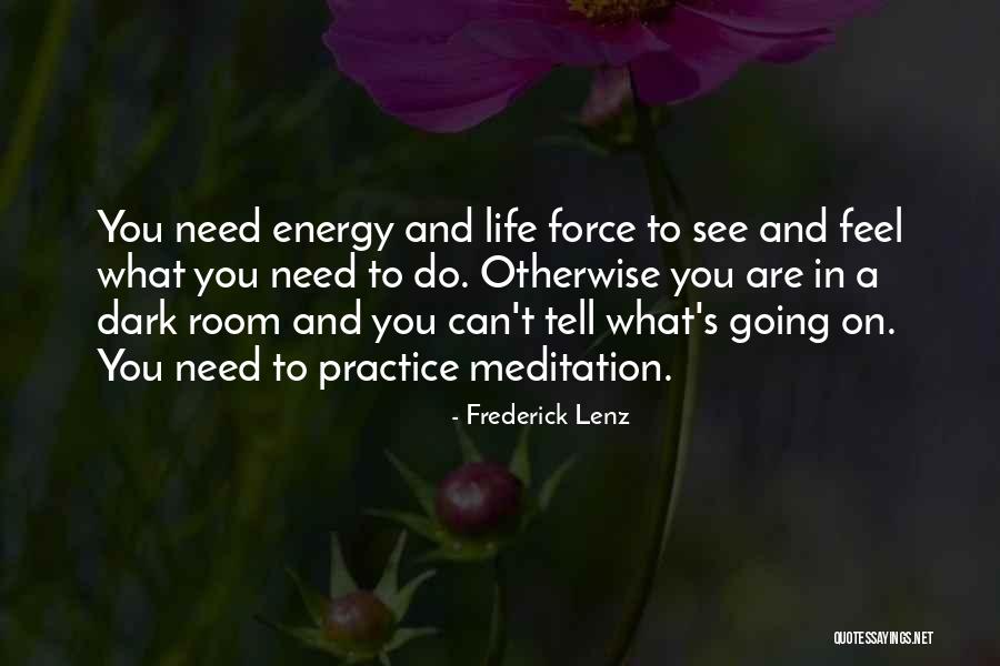 Meditation Practice Quotes By Frederick Lenz Meditation Practice Quotes By Frederick Lenz