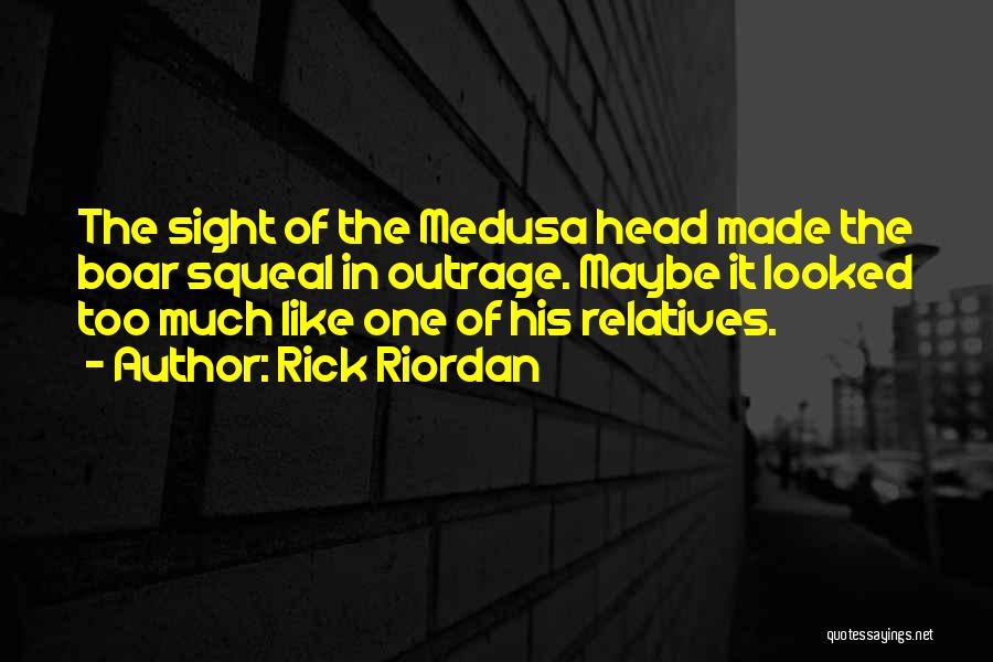 Medusa Head Quotes By Rick Riordan