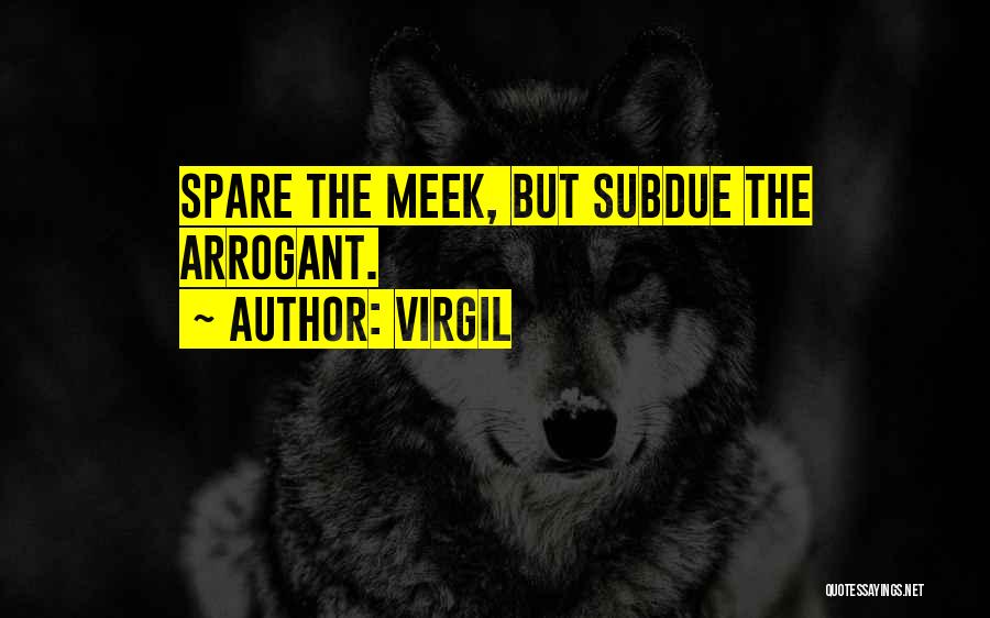 Meek Quotes By Virgil
