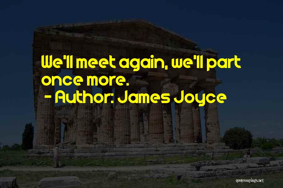 Meet Again Quotes By James Joyce