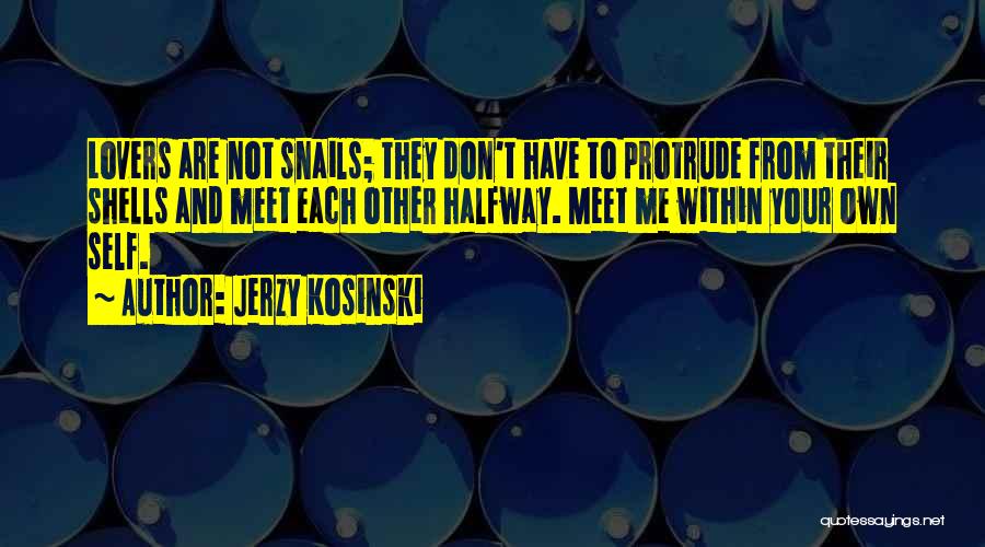 Meet Me Halfway Quotes By Jerzy Kosinski