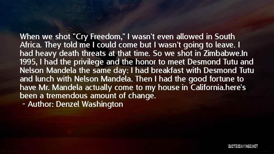 Meet The Heavy Quotes By Denzel Washington
