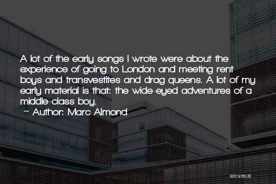 Meeting A Boy Quotes By Marc Almond