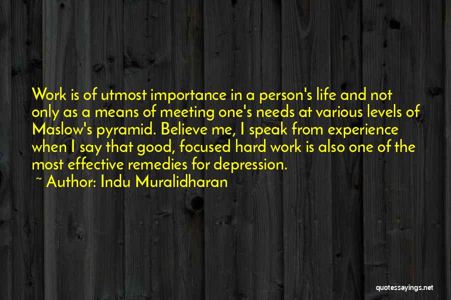 Meeting A Good Person Quotes By Indu Muralidharan