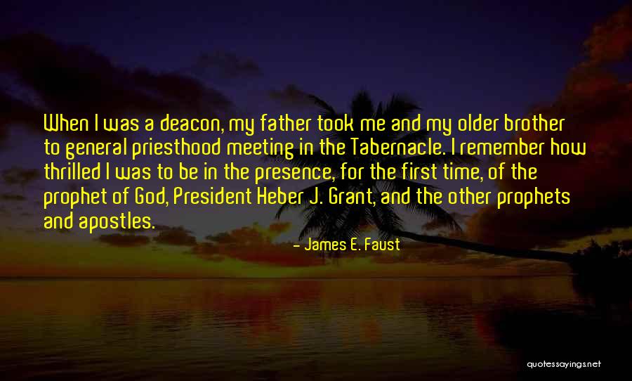 Meeting For First Time Quotes By James E. Faust Meeting For First Time Quotes By James E. Faust