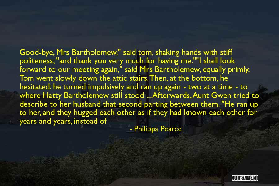 Meeting For First Time Quotes By Philippa Pearce Meeting For First Time Quotes By Philippa Pearce