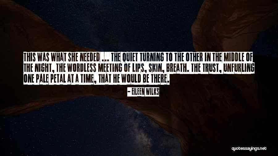 Meeting In The Middle Quotes By Eileen Wilks Meeting In The Middle Quotes By Eileen Wilks