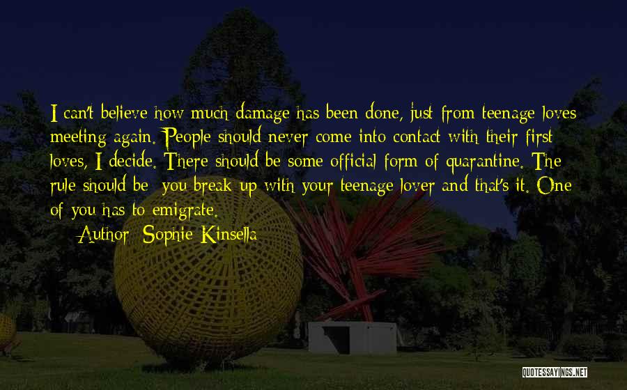 Meeting Lover Quotes By Sophie Kinsella