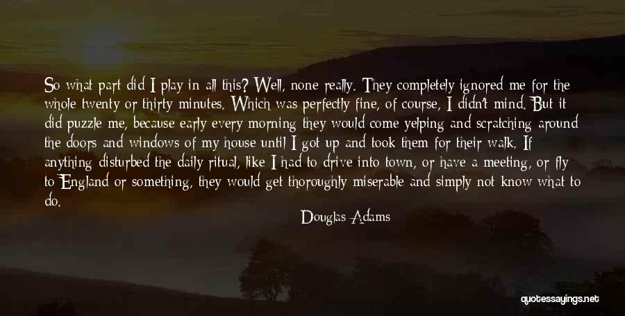 Meeting Minutes Quotes By Douglas Adams