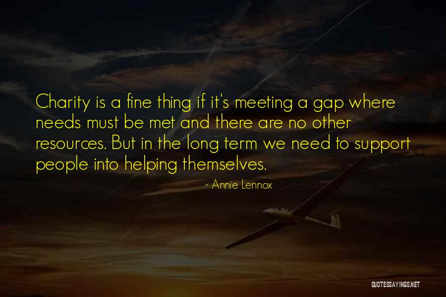 Meeting Needs Quotes By Annie Lennox Meeting Needs Quotes By Annie Lennox