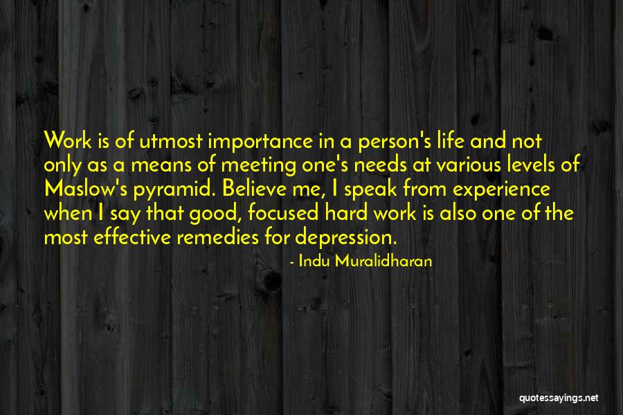 Meeting Needs Quotes By Indu Muralidharan Meeting Needs Quotes By Indu Muralidharan