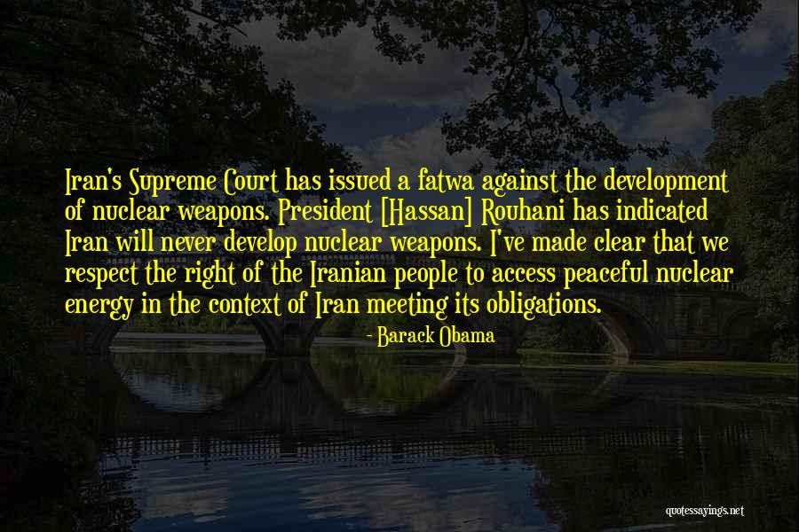 Meeting Obligations Quotes By Barack Obama