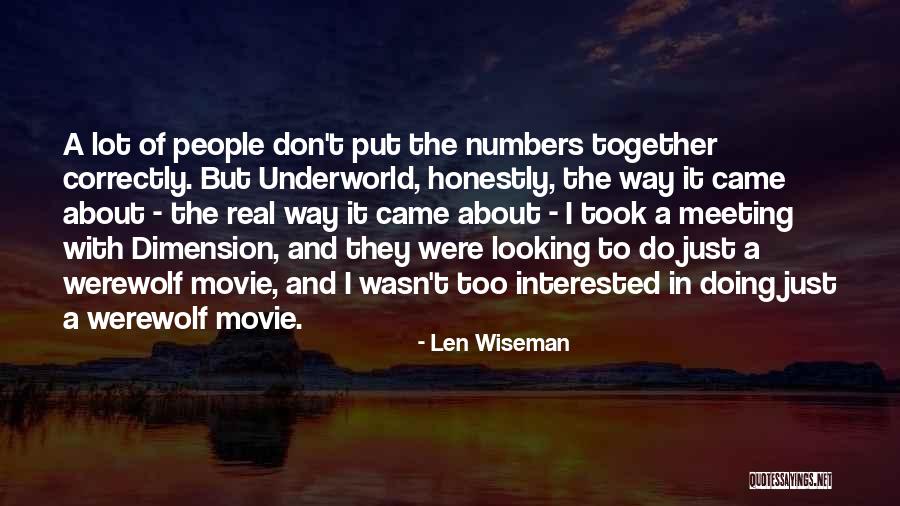 Meeting People For Real Quotes By Len Wiseman Meeting People For Real Quotes By Len Wiseman