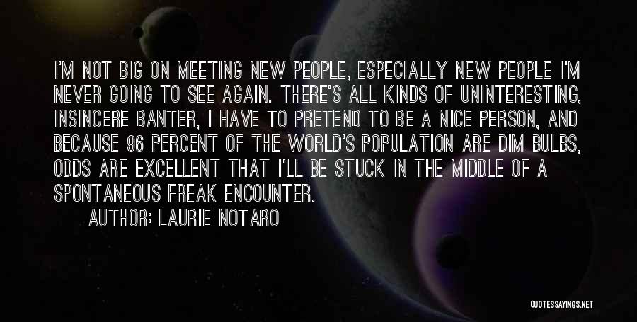 Meeting Someone Again Quotes By Laurie Notaro