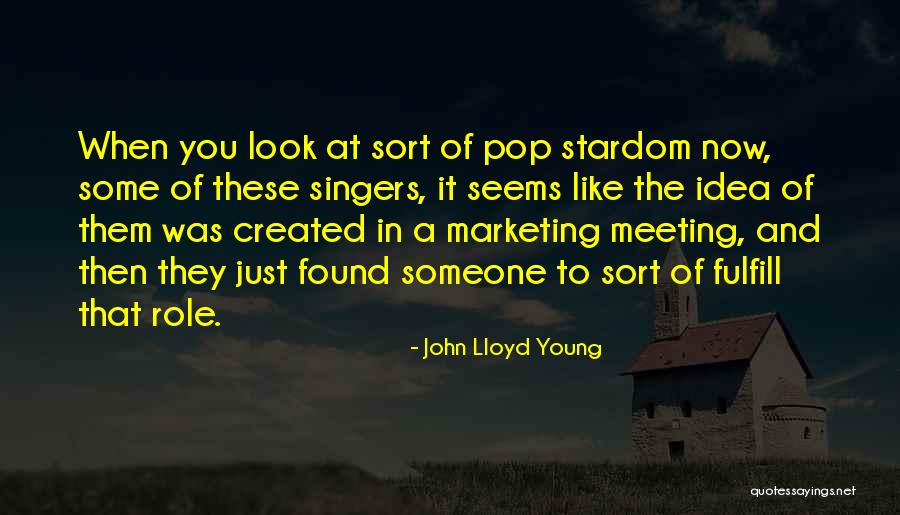Meeting Someone Like You Quotes By John Lloyd Young