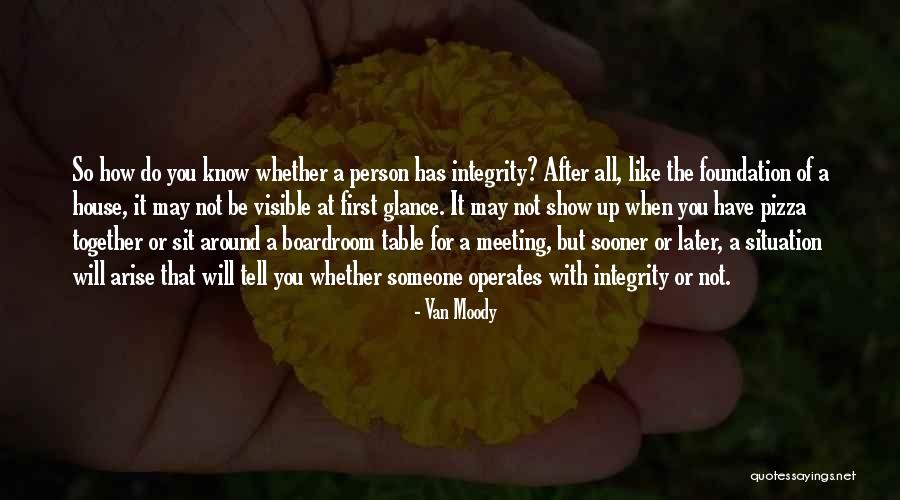 Meeting Someone Like You Quotes By Van Moody