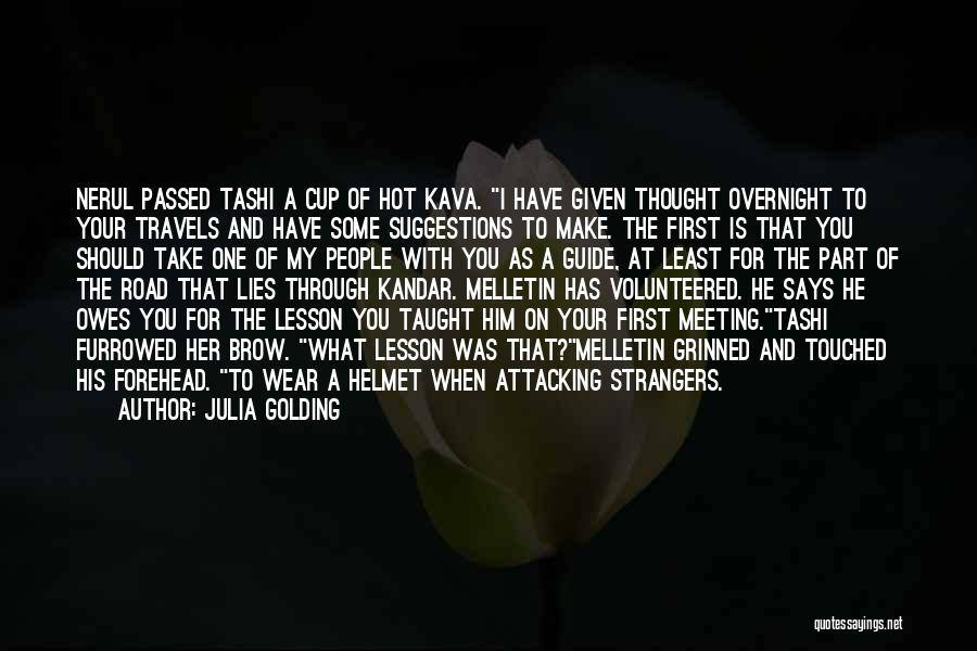 Meeting Strangers Quotes By Julia Golding