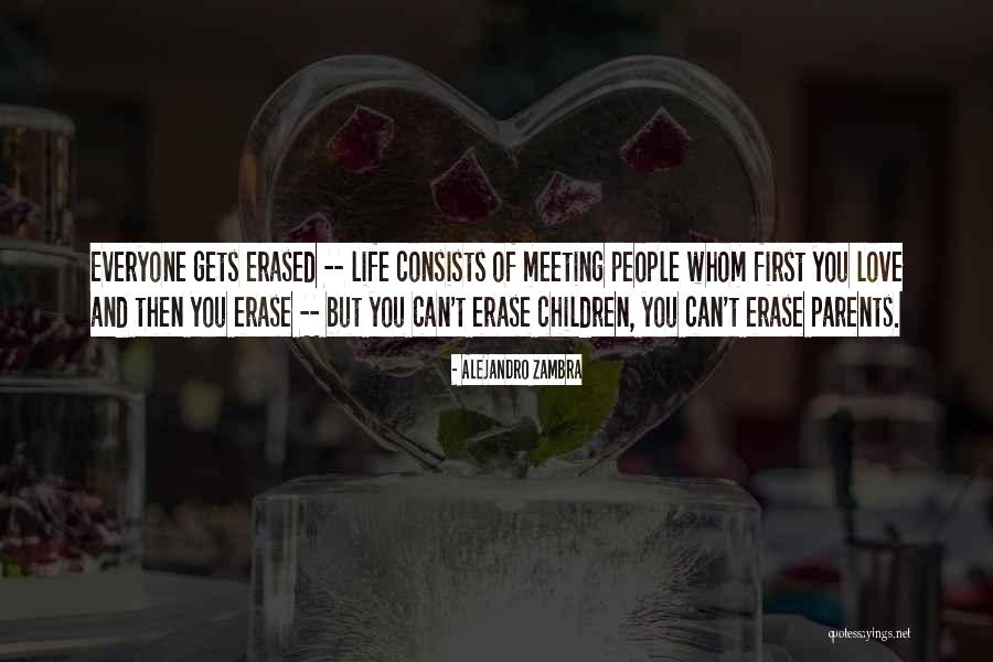 Meeting The Love Of My Life Quotes By Alejandro Zambra Meeting The Love Of My Life Quotes By Alejandro Zambra
