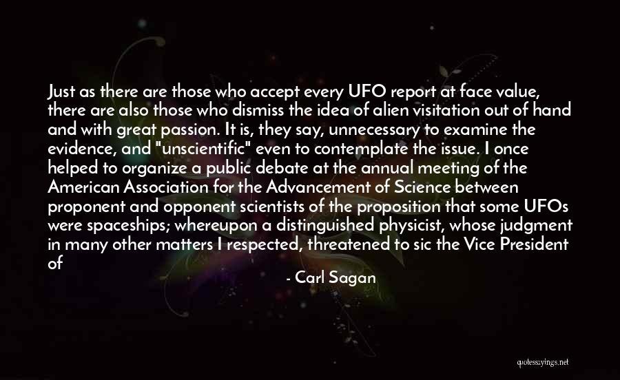 Meeting The President Quotes By Carl Sagan