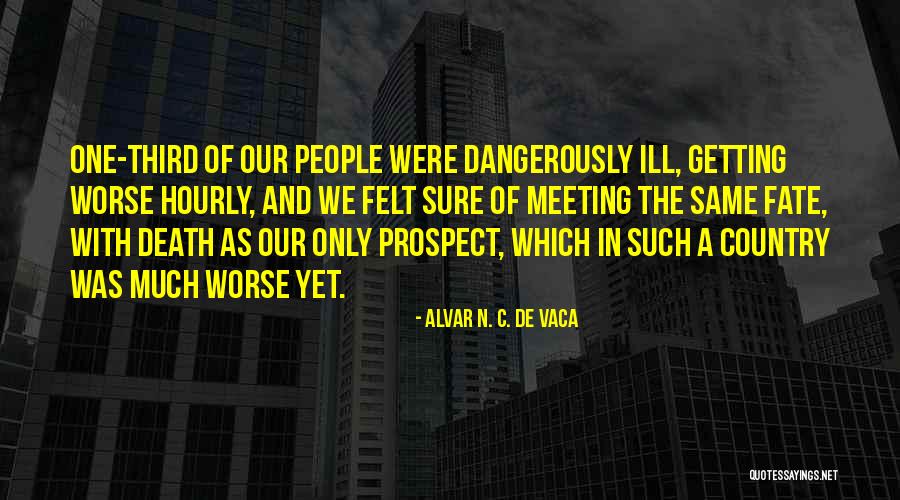 Meeting You Was Fate Quotes By Alvar N. C. De Vaca Meeting You Was Fate Quotes By Alvar N. C. De Vaca